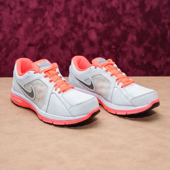 Nike Women Dual Fusion H20 Repel Orange Grey Running Sneakers sz 11.5 - Picture 1 of 5